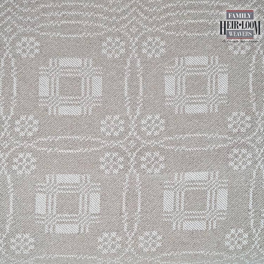 Twill Blanket Throw Whig Rose Linen - 50" x 75"