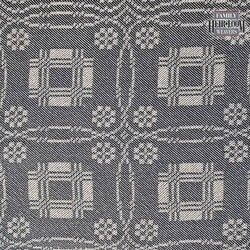 Twill Blanket Throw Whig Rose Black Linen - 50"  x 75"