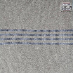 Twill Blanket Throw Sheeps Gray & Thin Denim Blue Stripe - 50" x 75"