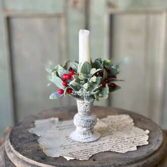 Berry Bright Greens Candle Ring