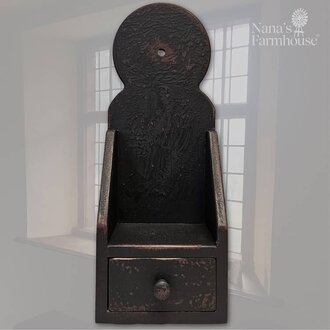 Sconce with Drawer Round Top