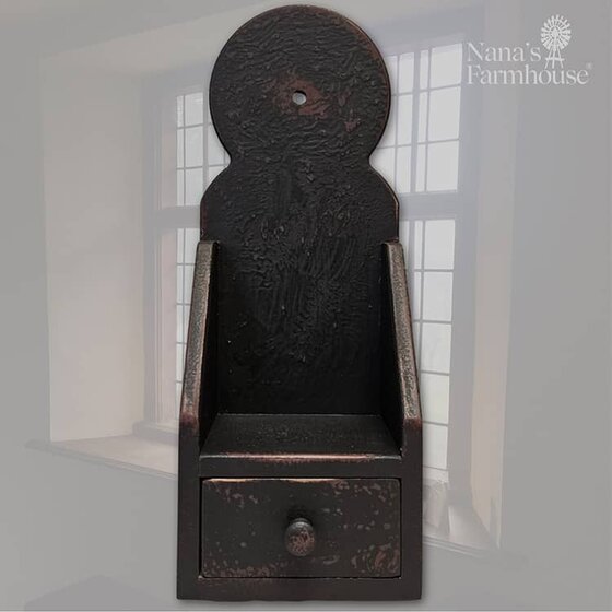 Sconce with Drawer Round Top