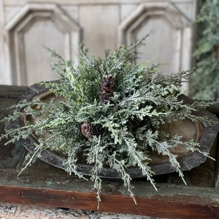 Silver Thread Cedar Half Sphere 10 Dia