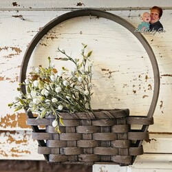 Between The Door Basket with Round Handle - 13.5" x 12"