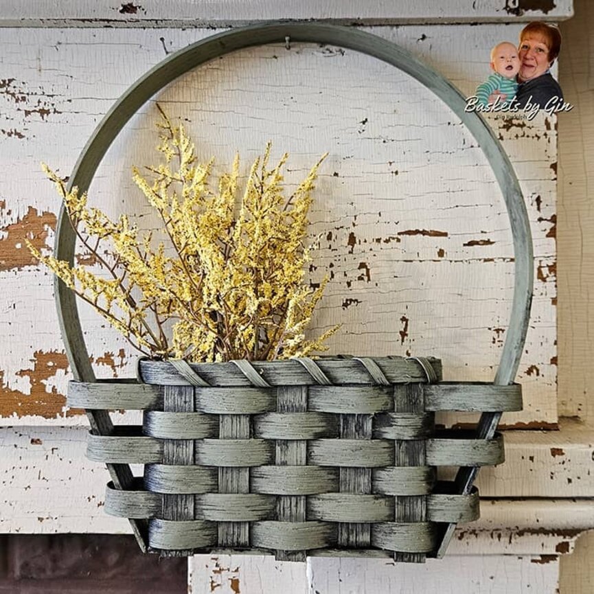Between The Door Basket with Round Handle - 13.5" x 12"