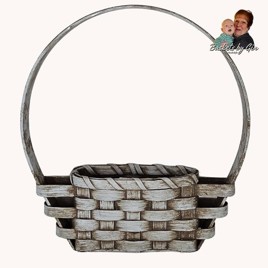 Between The Door Basket with Round Handle - 13.5" x 12"