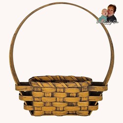 Between The Door Basket with Round Handle - 13.5" x 12"