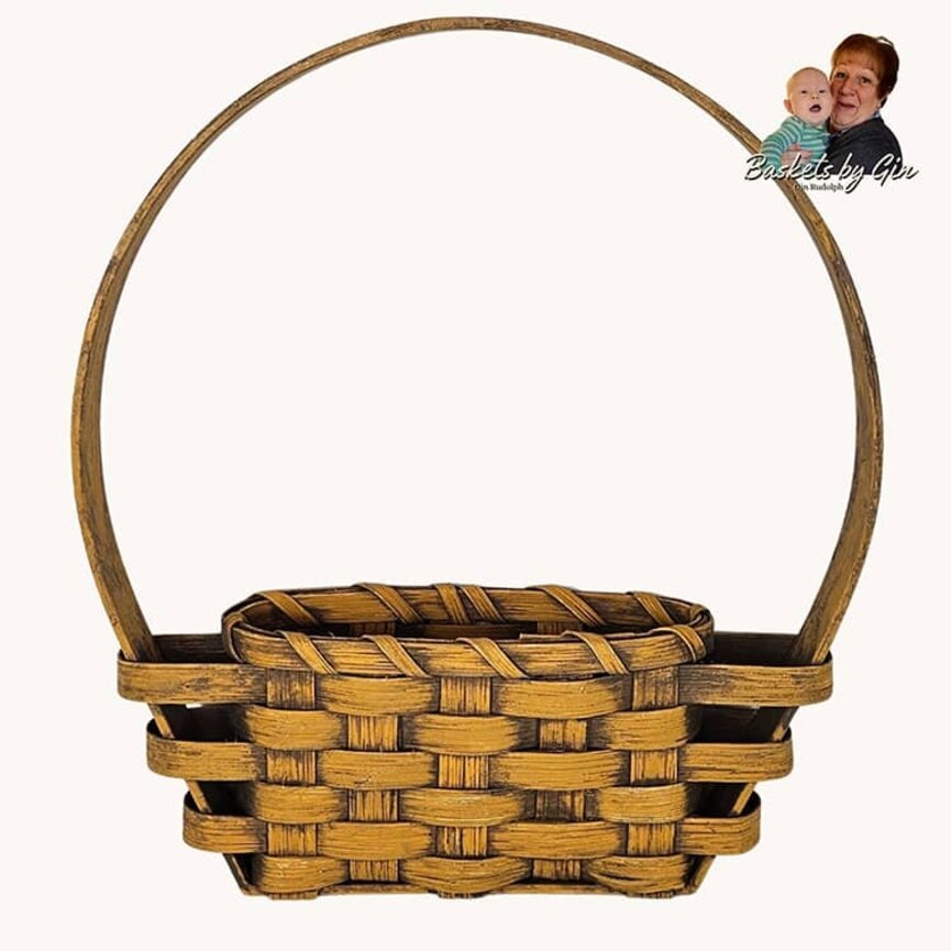 Between The Door Basket with Round Handle - 13.5" x 12"