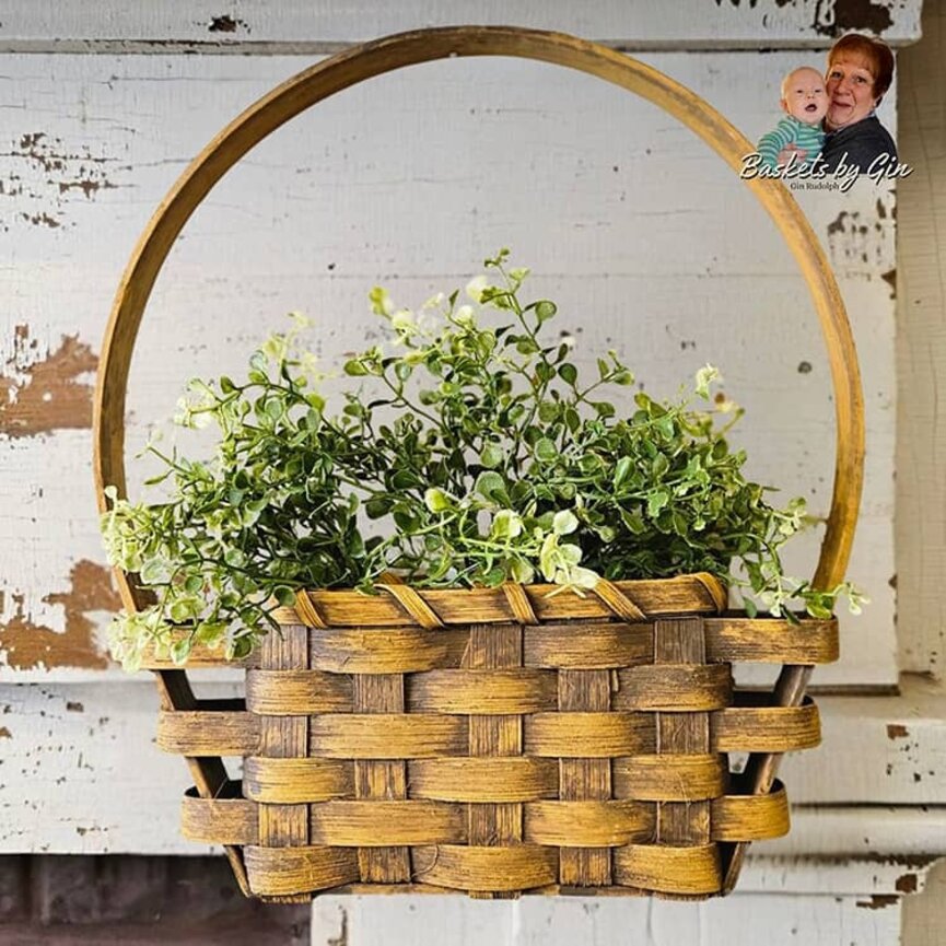 Between The Door Basket with Round Handle - 13.5" x 12"