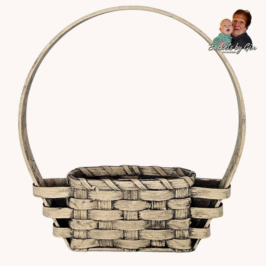 Between The Door Basket with Round Handle - 13.5" x 12"