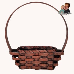 Between The Door Basket with Round Handle - 13.5" x 12"