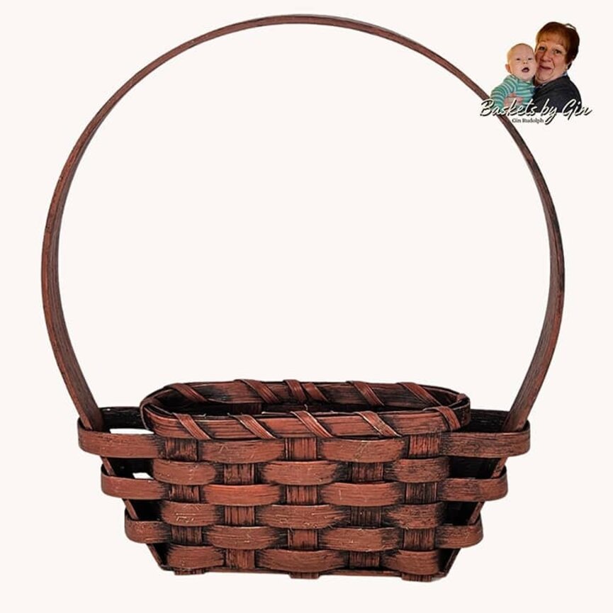Between The Door Basket with Round Handle - 13.5" x 12"