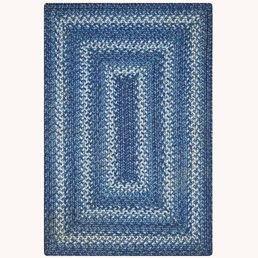 Denim Jute Braided Rug