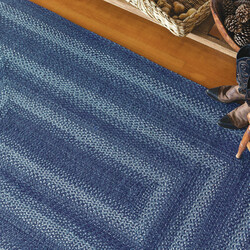 Denim Jute Braided Rug