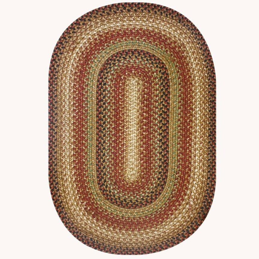 Gingerbread Jute Braided Rug