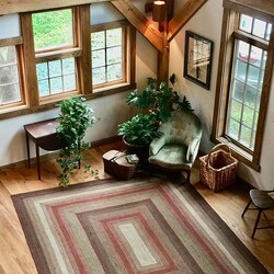 Gingerbread Jute Braided Rug