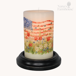 Prairie Flag Candle Sleeve Vanilla