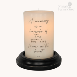 Memory Keepsake Time Candle Sleeve Vanilla