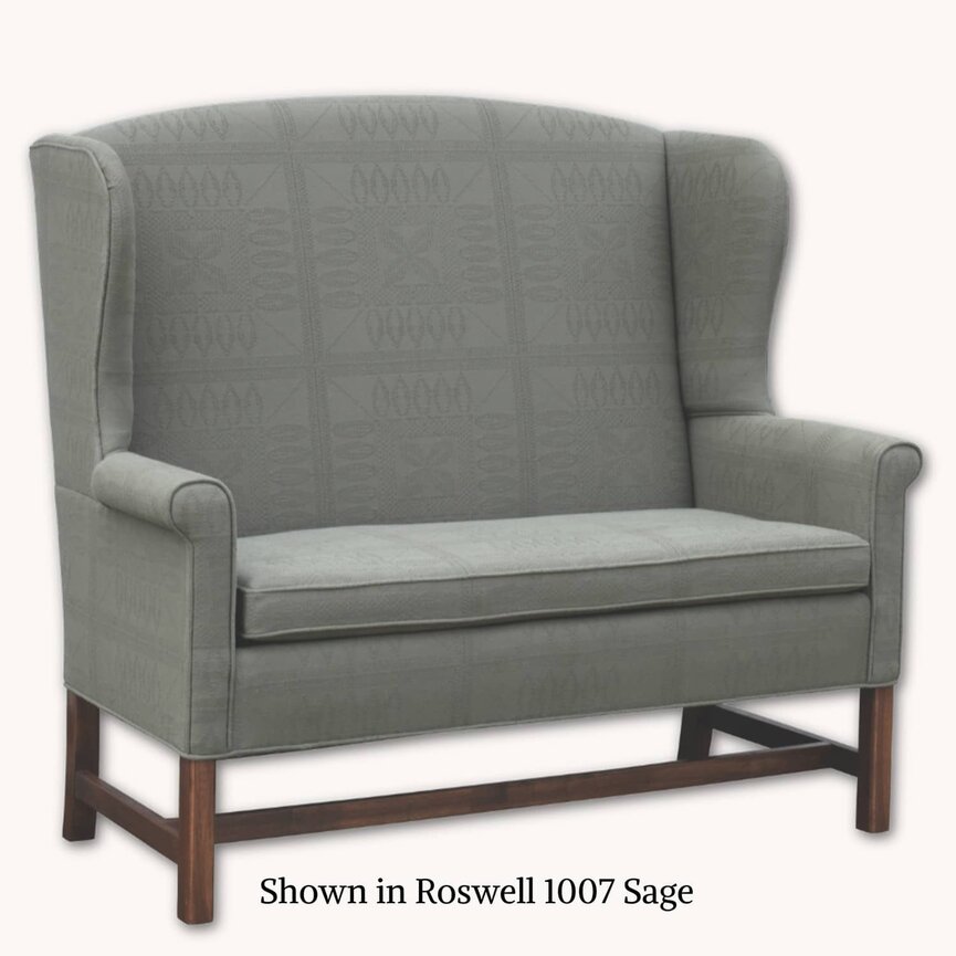 Library Wing Settle | American Primitive Collection