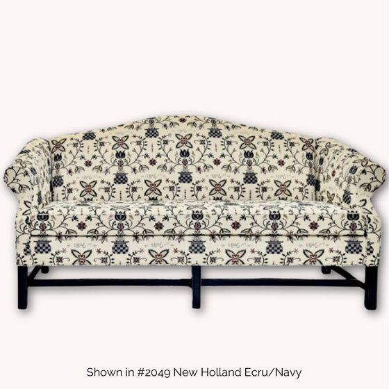 Country Chippendale Sofa - 77"