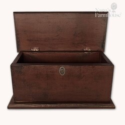 Three Stacking Wooden Boxes - 21" x 17" x 8"