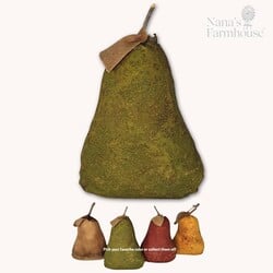 Primitive Pear Weighted Base Green with Cinnamon - 5.5" x 3.25"