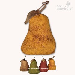 Primitive Pear Weighted Base Mustard with Cinnamon - 5.5" x 3.25"