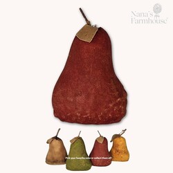 Primitive Pear Weighted Base Cranberry with Cinnamon - 5.5" x 3.25"