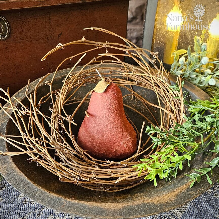 Primitive Pear Weighted Base Cranberry with Cinnamon - 5.5" x 3.25"