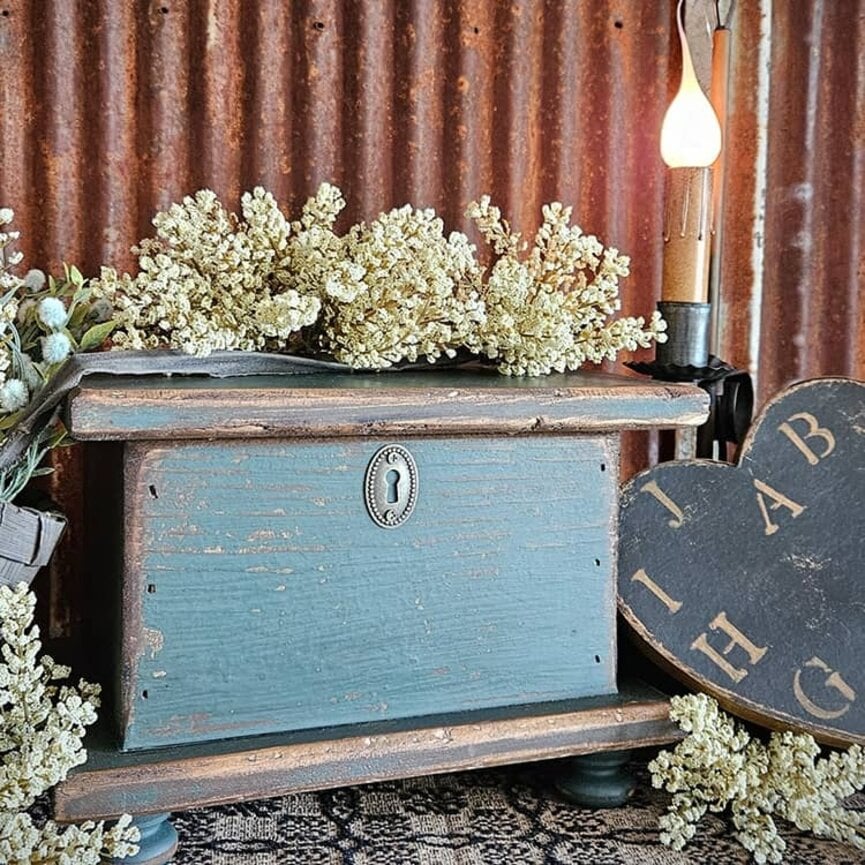 Sugar Box in Arnett Blue - 11" W x 8" D x 8" T