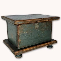 Sugar Box in Arnett Blue - 11" W x 8" D x 8" T