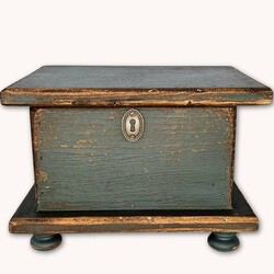 Sugar Box in Arnett Blue - 11" W x 8" D x 8" T