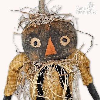 Flora Shelf Sitter Pumpkin Girl Doll
