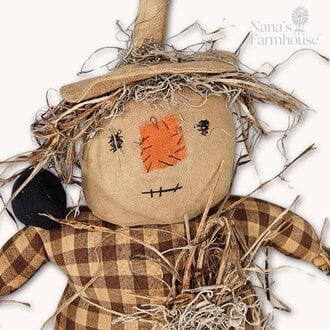 Floyd Scarecrow Doll with Crow