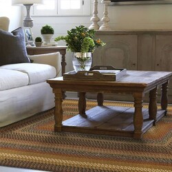 Peppercorn Cotton  Braided Rug