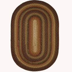 Peppercorn Cotton  Braided Rug