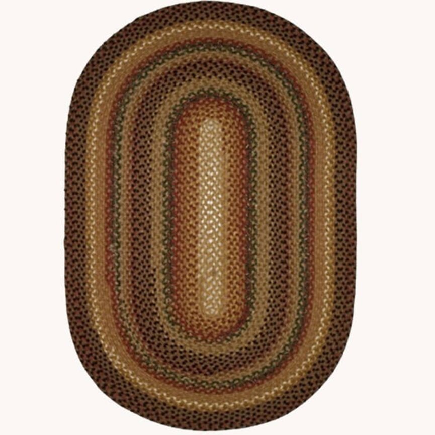 Peppercorn Cotton  Braided Rug