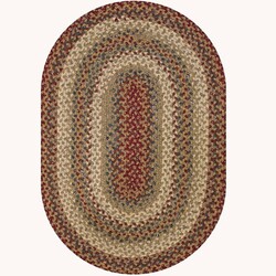Pumpkin Pie Cotton Braided Rug