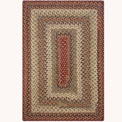 Pumpkin Pie Cotton Braided Rug