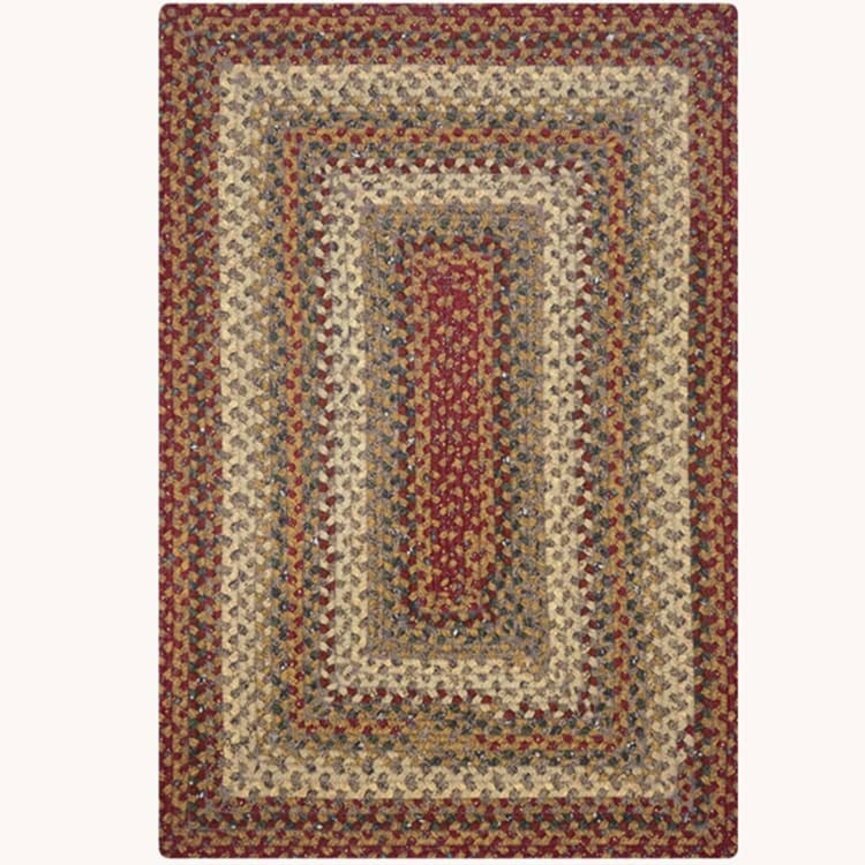 Pumpkin Pie Cotton Braided Rug