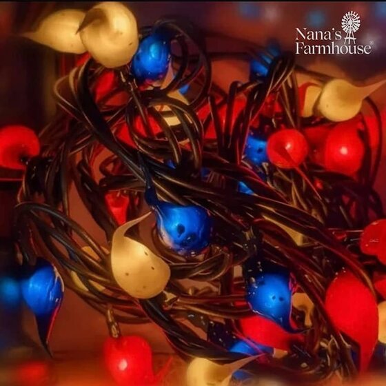 America Teeny Strand Electric Lights - 35 Count