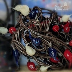 America Teeny Electric String Lights - 100 Count