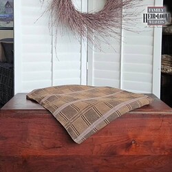 Twill Blanket Queen Coverlet Log Cabin - 98" L x 90" W