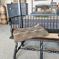 Twill Blanket Queen Coverlet Log Cabin - 98" L x 90" W