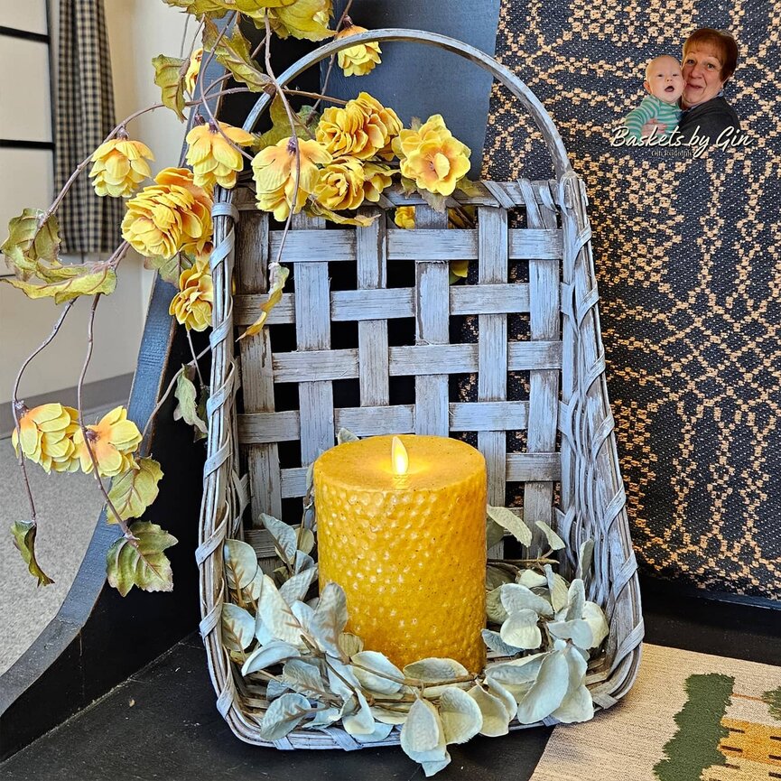 Wall Shelf Basket - 14" x 8.5" x 5.5"