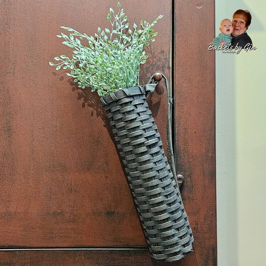 Flag Basket with Rag Handle - 11" x 3"