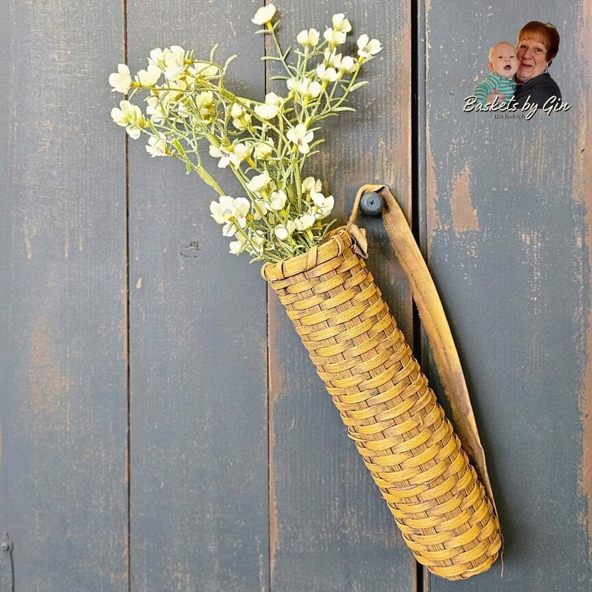 Flag Basket with Rag Handle - 11" x 3"