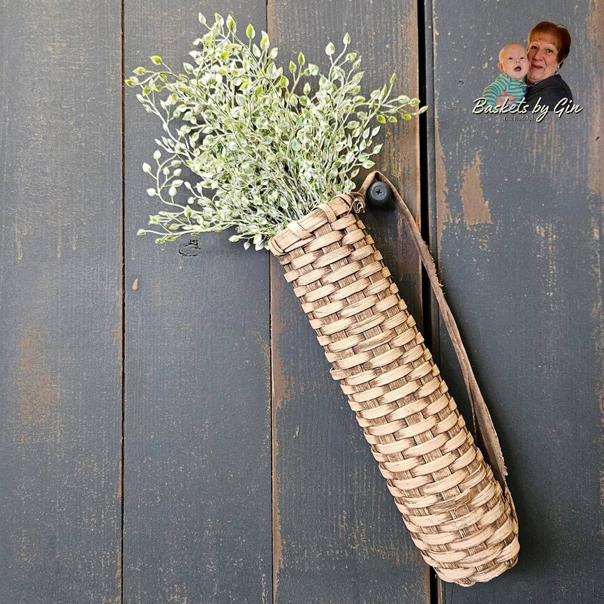Flag Basket with Rag Handle - 11" x 3"