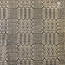 Pine Creek Norwich Black over Tan Table Square - 34"