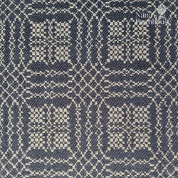 Pine Creek Nantucket Bed Cover Black over Tan